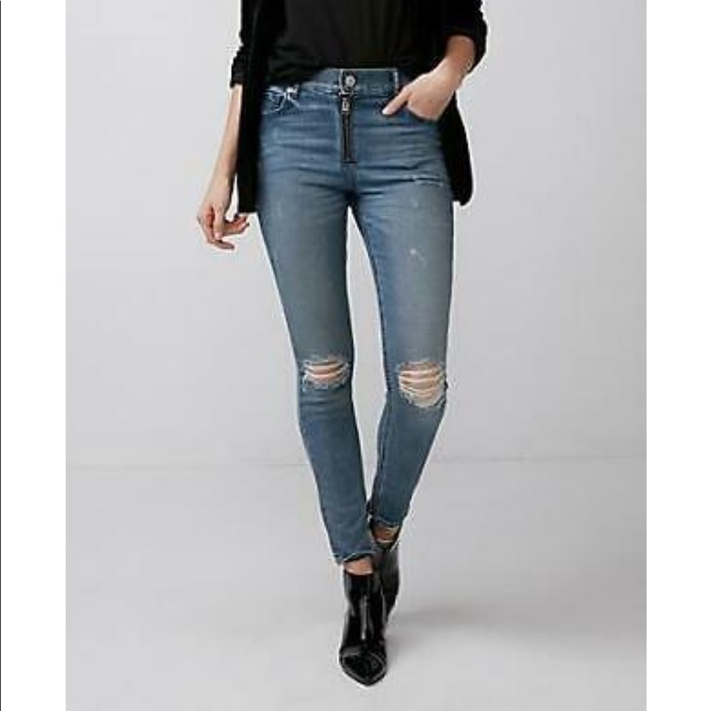 Express High Rise Ankle Legging Jean